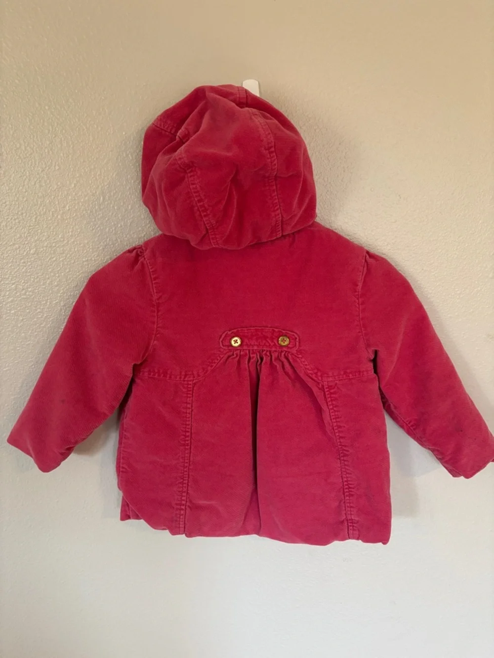 Gymboree Pink Hooded and Lined Corduroy Kids Jacket -306sku